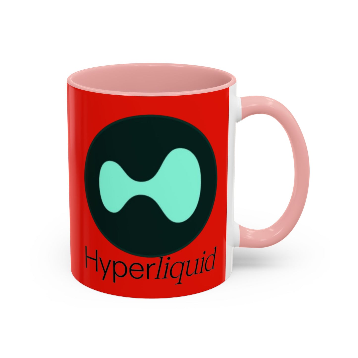 Hyperliquid Black font Red Accent Mug by cypherpunkgear.com