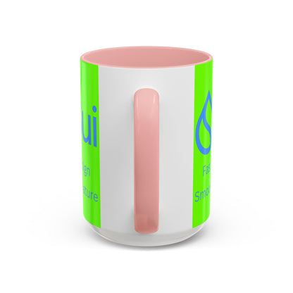 SUI Green Accent Mug by cypherpunkgear.com