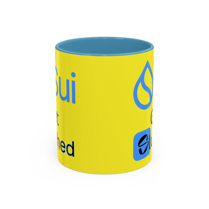 Sui: Get Slushed Yellow Accent Mug by cypherpunkgear.com