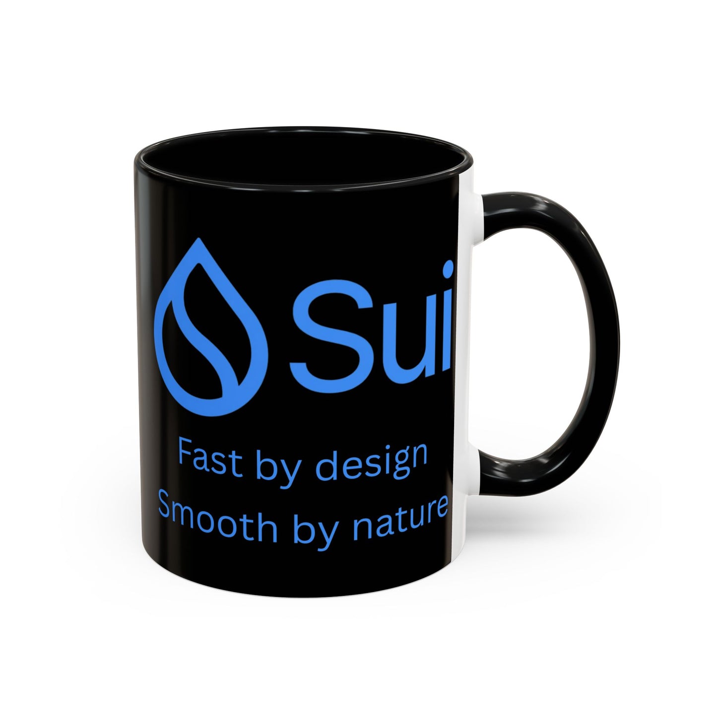 SUI Black Accent Mug by cypherpunkgear.com
