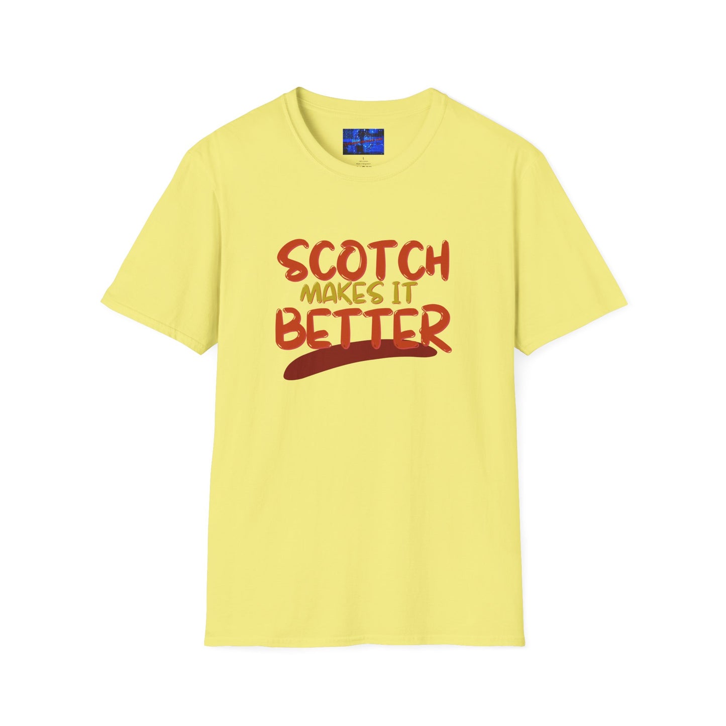 ¡Scotch lo mejora con cypherpunkgear! Camiseta unisex de estilo suave