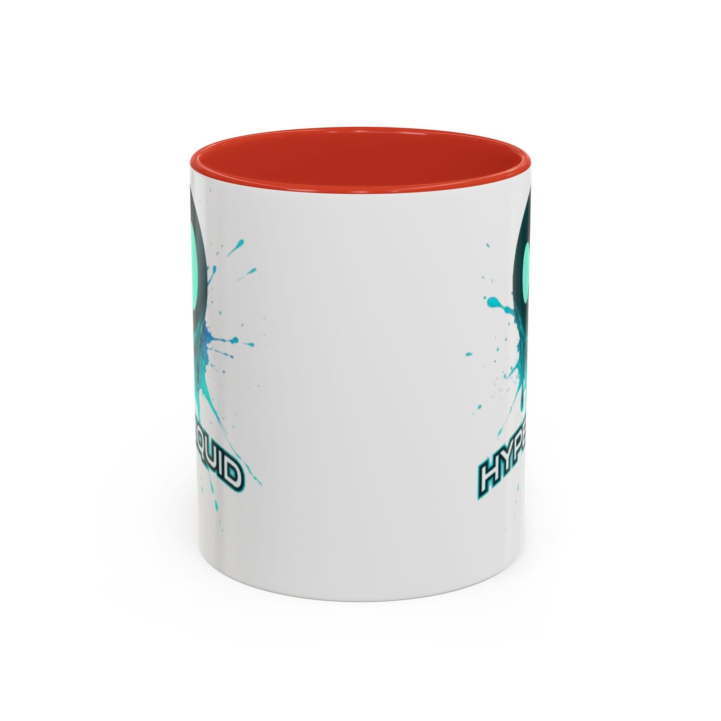 HYPE Drip White Accent Mug by cypherpunkgear.com