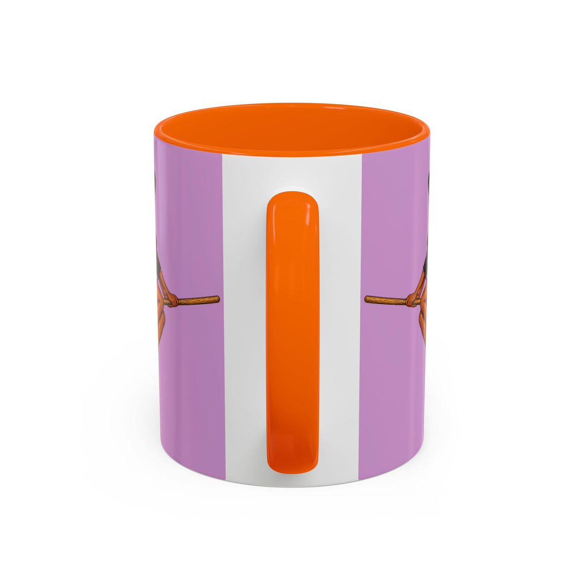 Velvet Vex Pink Accent Mug by CreepyCrafts.boo