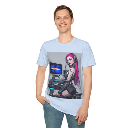 Netrunner Cyberpunk Unisex T-Shirt by cypherpunkgear