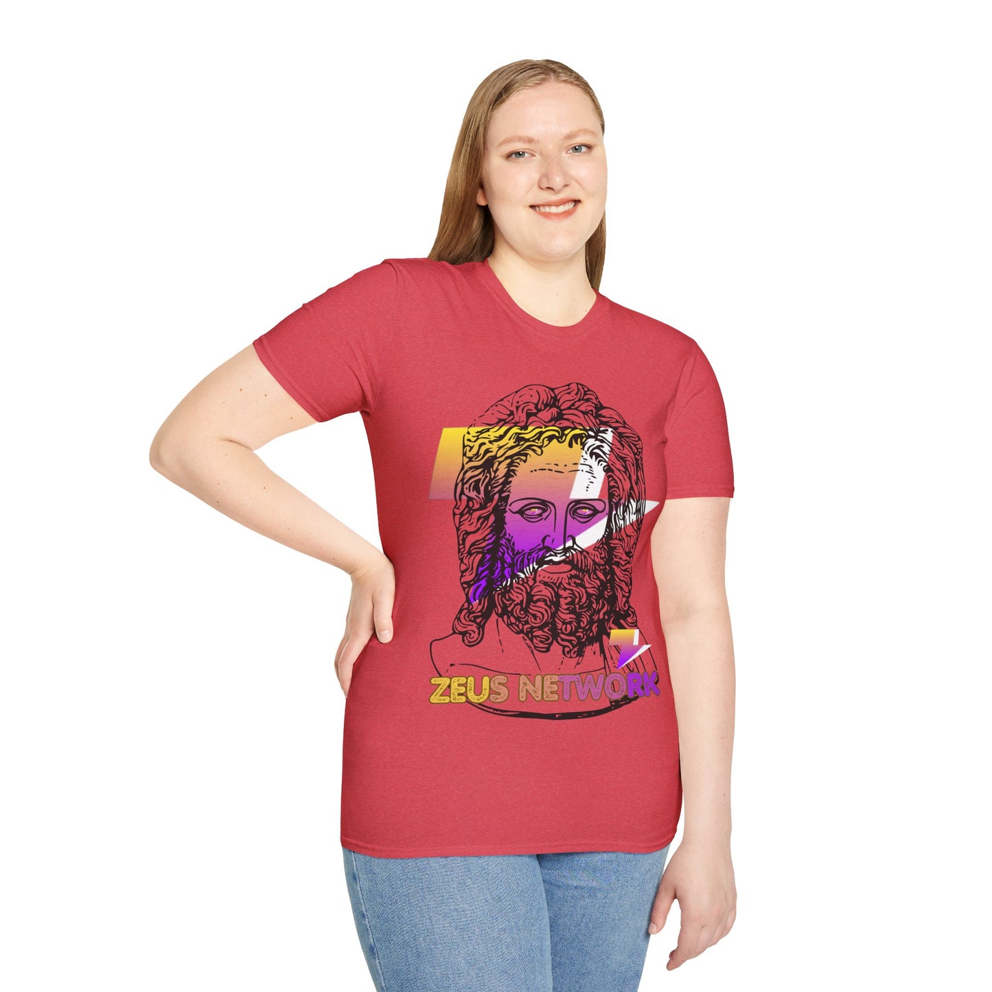 Zeus Network Light colors Unisex T-Shirt by cypherpunkgear.com