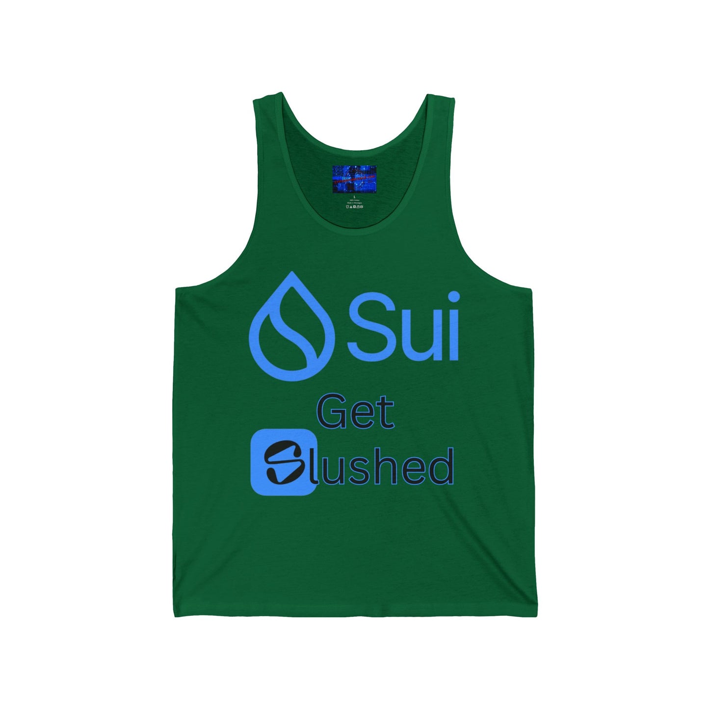 Sui: Get Slushed Unisex Jersey Tank Top by cypherpunkgear.com