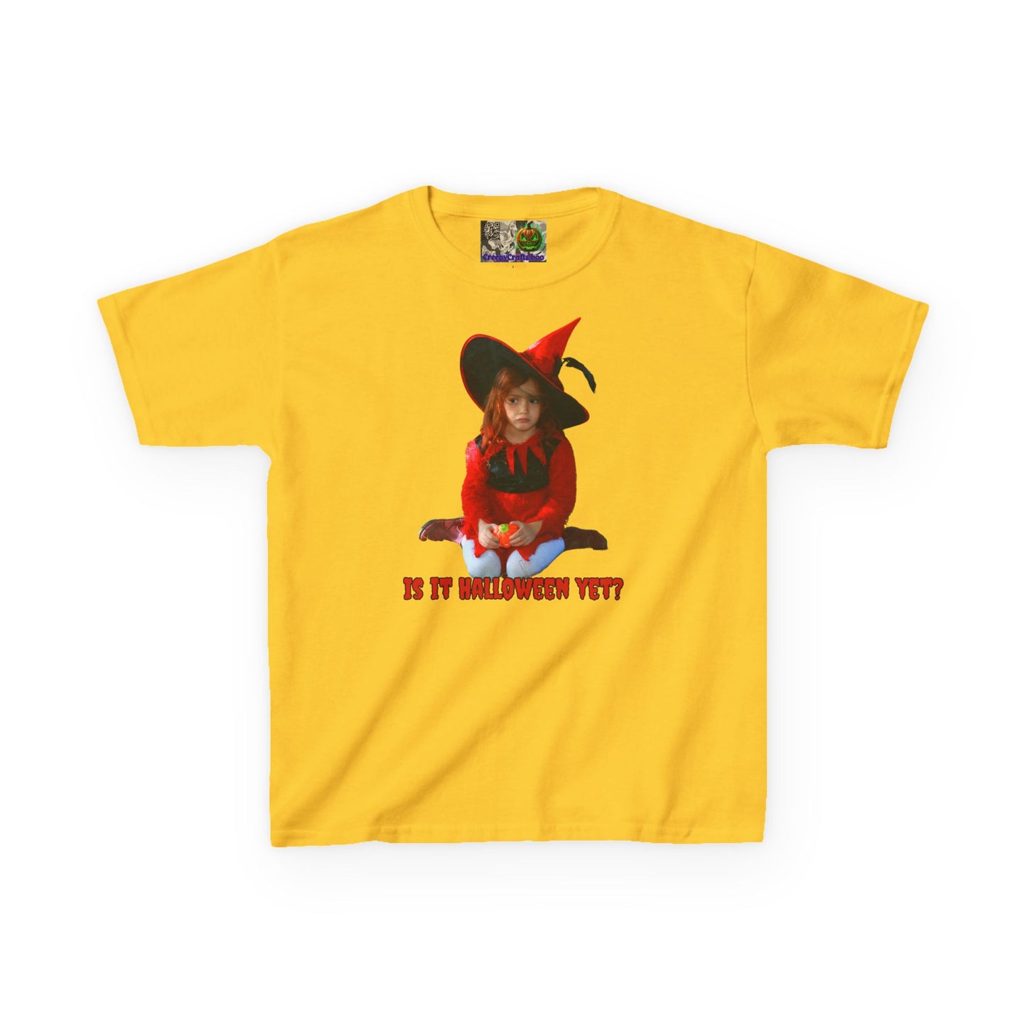 Is it Halloween yet? Kids Heavy Cotton™ Tee by CreepyCrafts.boo