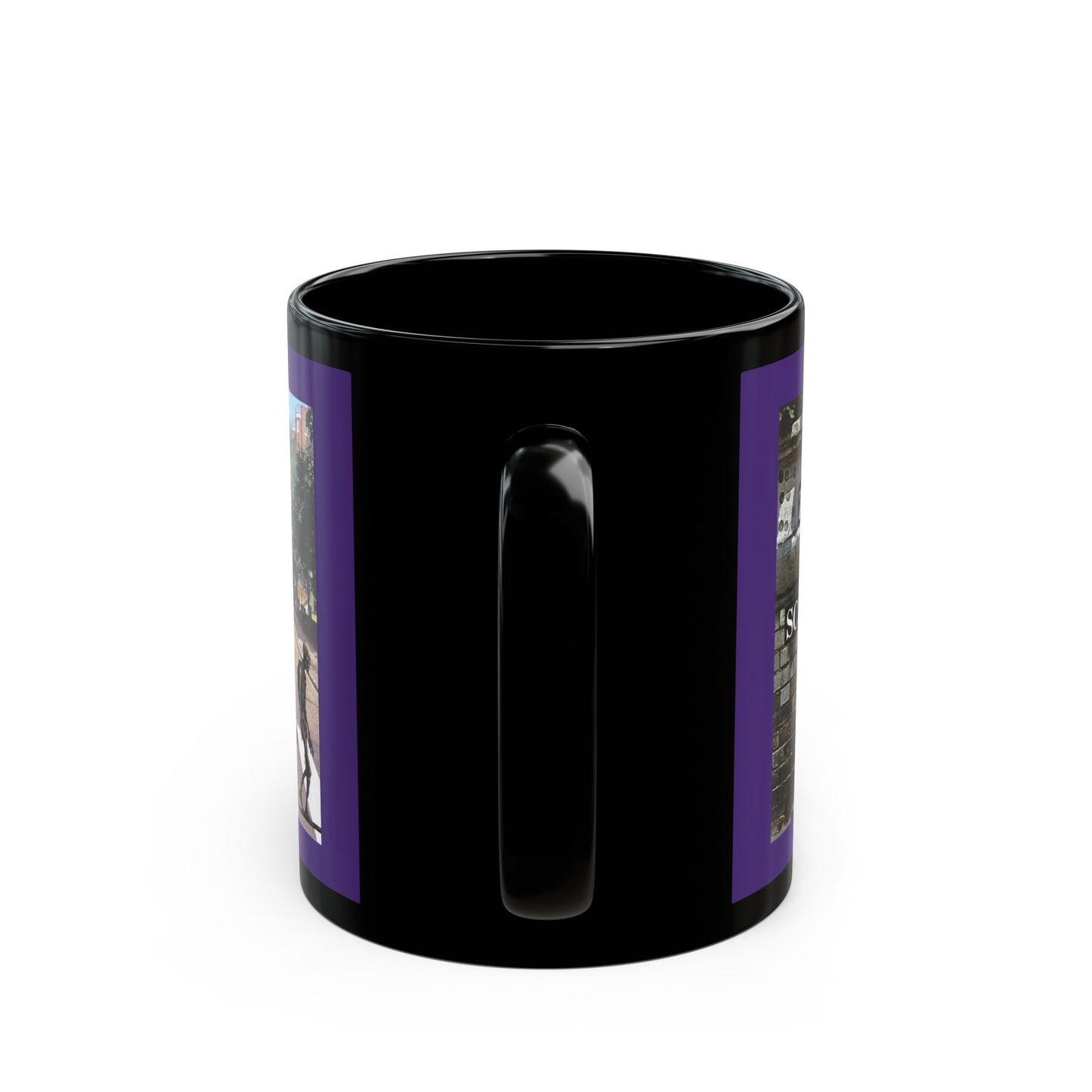 2-sided, Scabby Road Purple Mug by CreepyCrafts.boo