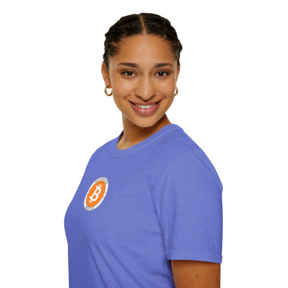 2-sided, Bitcoin, Bitcoin, Bitcoin (BTC) Light colors Unisex T-Shirt by cypherpunkgear.com