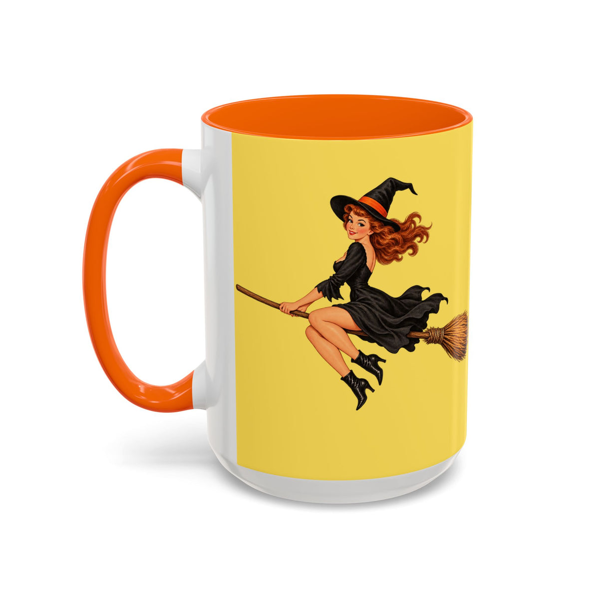 Hazel Hex Yellow Accent Mug by CreepyCrafts.boo