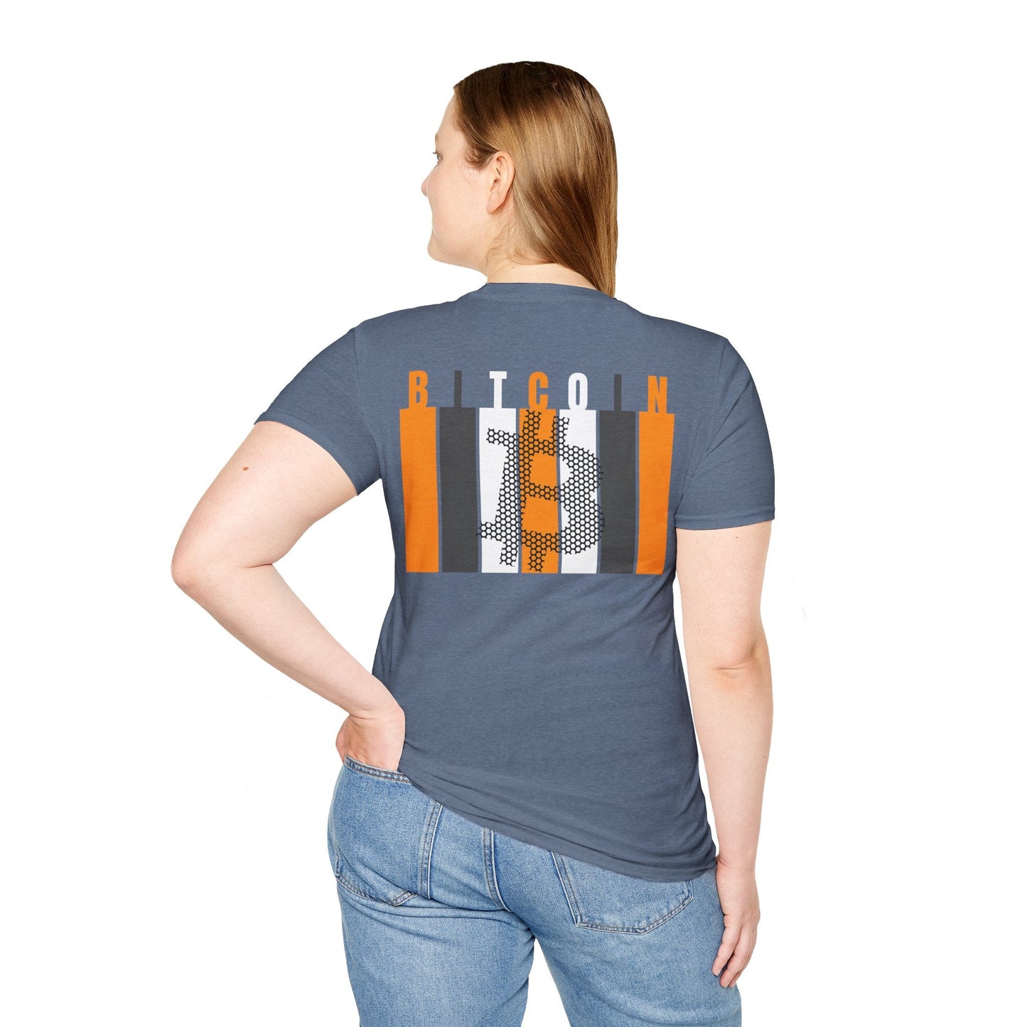 2 - sided Bitcoin (BTC) Decentralized Freedom DKcolors Unisex T-Shirt by cypherpunkgear – cypherpunkgear.com | Cypherpunk Merch