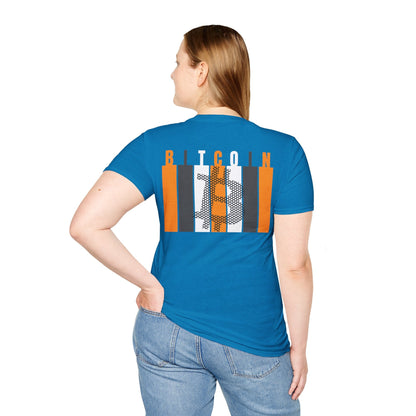 2 - sided Bitcoin (BTC) Decentralized Freedom DKcolors Unisex T-Shirt by cypherpunkgear – cypherpunkgear.com | Cypherpunk Merch