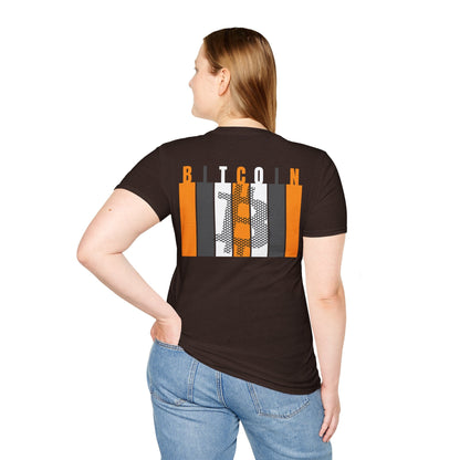 2 - sided Bitcoin (BTC) Decentralized Freedom DKcolors Unisex T-Shirt by cypherpunkgear – cypherpunkgear.com | Cypherpunk Merch