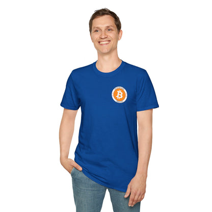 2 - sided Bitcoin (BTC) Decentralized Freedom DKcolors Unisex T-Shirt by cypherpunkgear – cypherpunkgear.com | Cypherpunk Merch