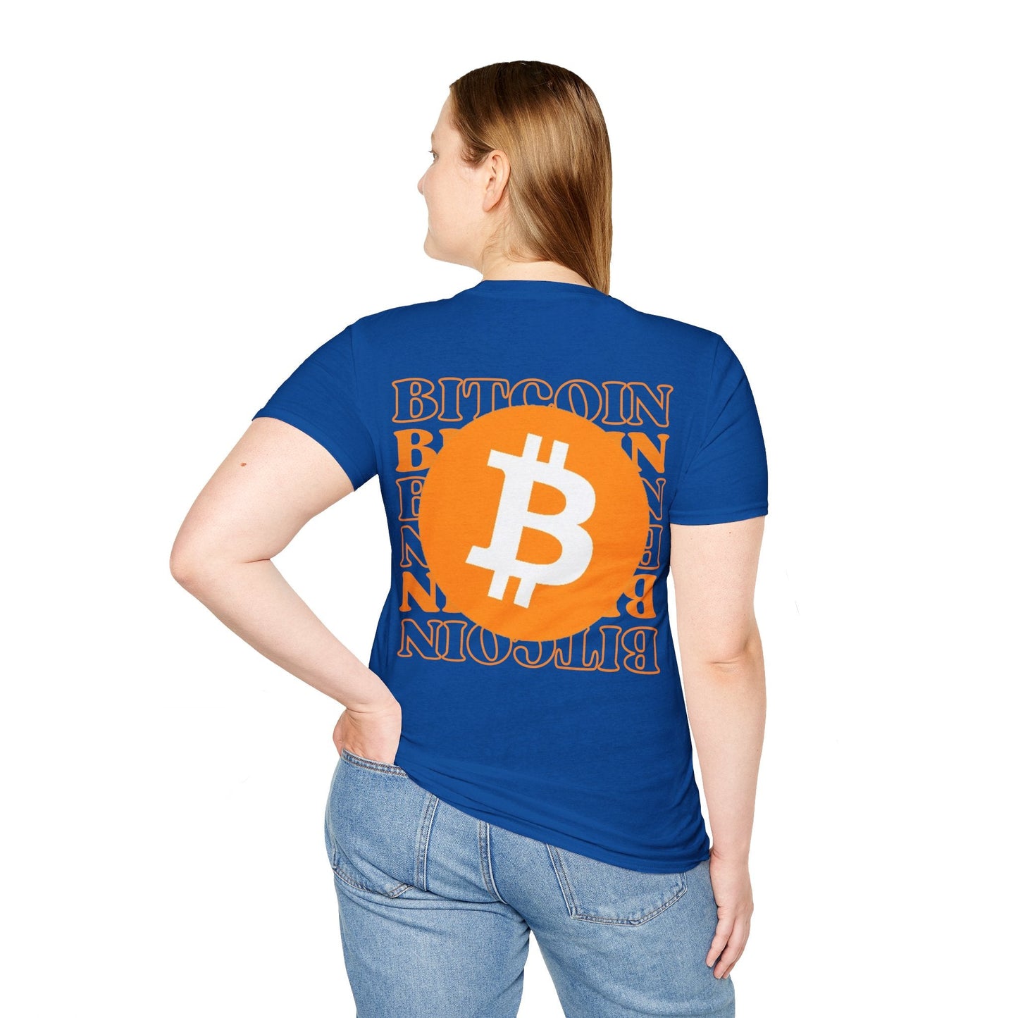 2 - sided Bitcoin (BTC) Decentralized Freedom DKcolors Unisex T-Shirt by cypherpunkgear – cypherpunkgear.com | Cypherpunk Merch