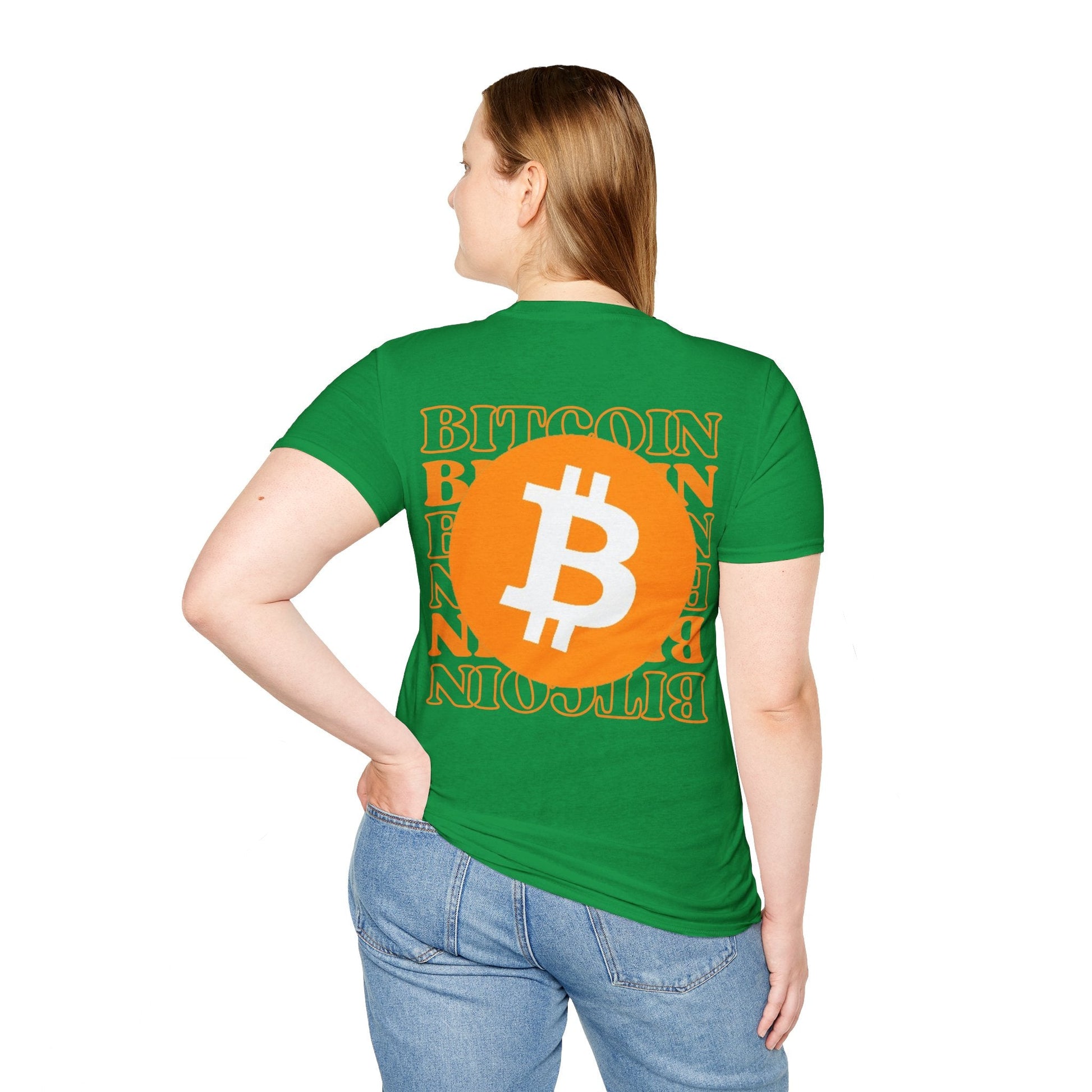 2 - sided Bitcoin (BTC) Decentralized Freedom DKcolors Unisex T-Shirt by cypherpunkgear – cypherpunkgear.com | Cypherpunk Merch