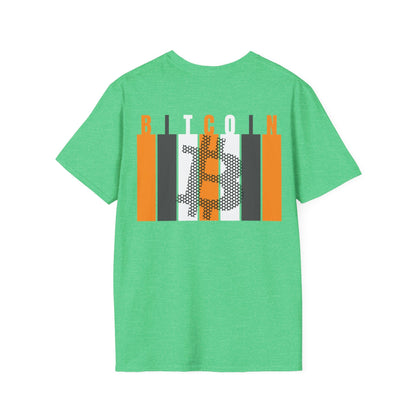 2 - sided Bitcoin (BTC) Decentralized Freedom DKcolors Unisex T-Shirt by cypherpunkgear – cypherpunkgear.com | Cypherpunk Merch