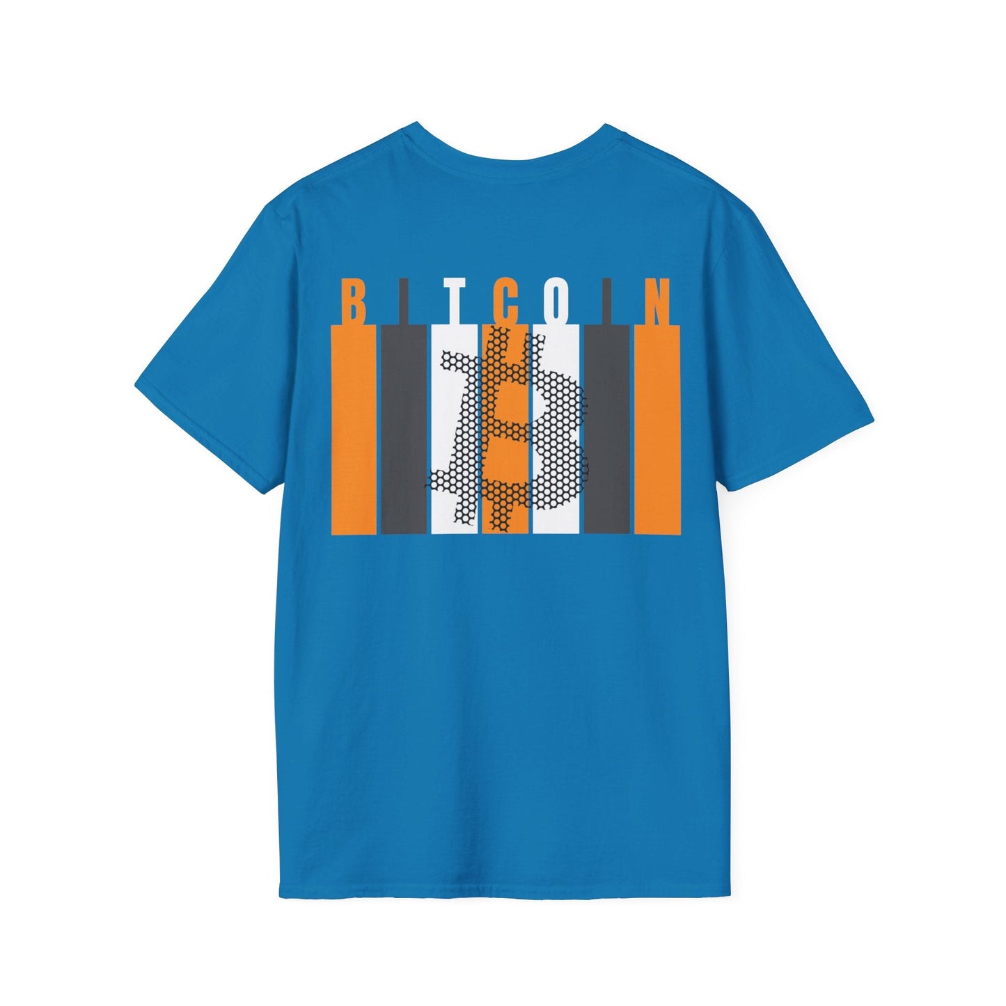 2 - sided Bitcoin (BTC) Decentralized Freedom DKcolors Unisex T-Shirt by cypherpunkgear – cypherpunkgear.com | Cypherpunk Merch
