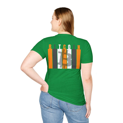 2 - sided Bitcoin (BTC) Decentralized Freedom DKcolors Unisex T-Shirt by cypherpunkgear – cypherpunkgear.com | Cypherpunk Merch