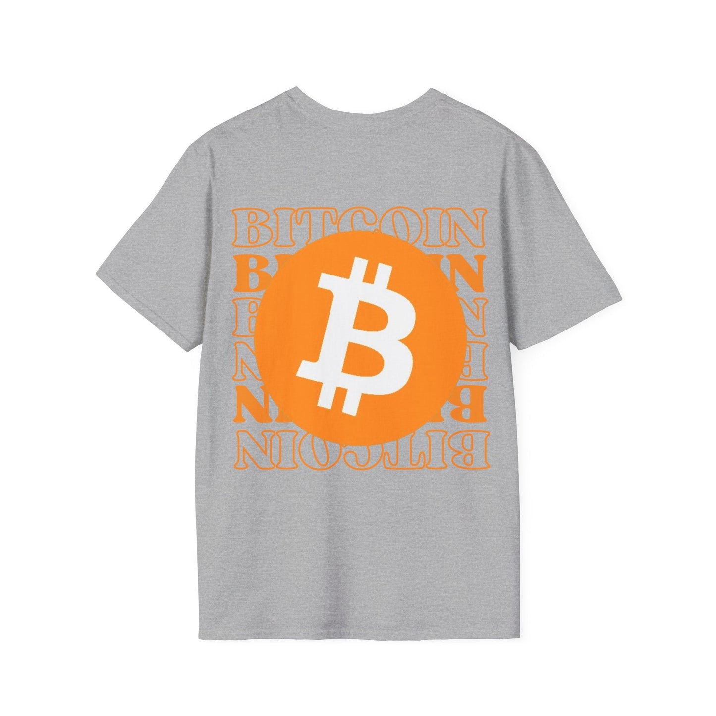 2 - sided Bitcoin (BTC) Decentralized Freedom LTcolors Unisex T-Shirt by cypherpunkgear – cypherpunkgear.com | Cypherpunk Merch