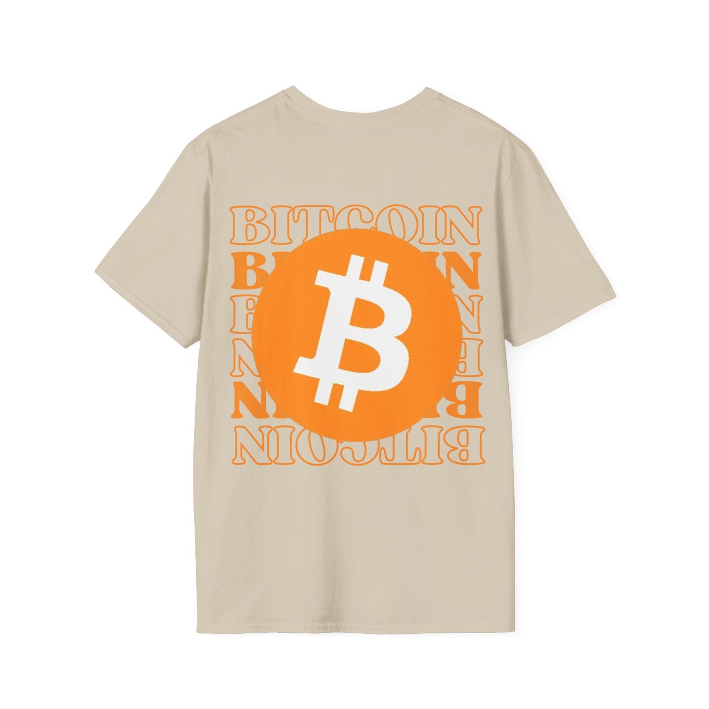 2 - sided Bitcoin (BTC) Decentralized Freedom LTcolors Unisex T-Shirt by cypherpunkgear – cypherpunkgear.com | Cypherpunk Merch