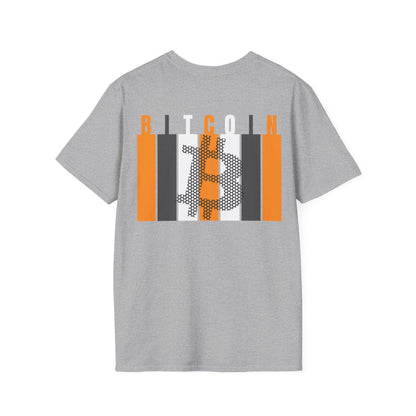 2 - sided Bitcoin (BTC) Decentralized Freedom LTcolors Unisex T-Shirt by cypherpunkgear – cypherpunkgear.com | Cypherpunk Merch