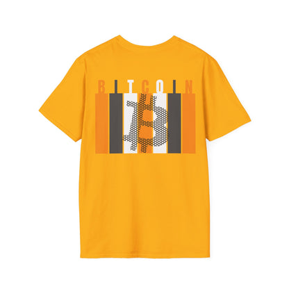 2 - sided Bitcoin (BTC) Decentralized Freedom LTcolors Unisex T-Shirt by cypherpunkgear – cypherpunkgear.com | Cypherpunk Merch