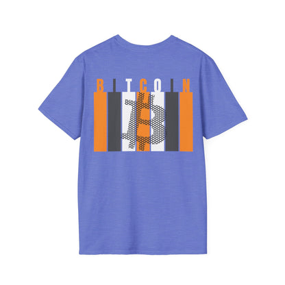 2 - sided Bitcoin (BTC) Decentralized Freedom LTcolors Unisex T-Shirt by cypherpunkgear – cypherpunkgear.com | Cypherpunk Merch