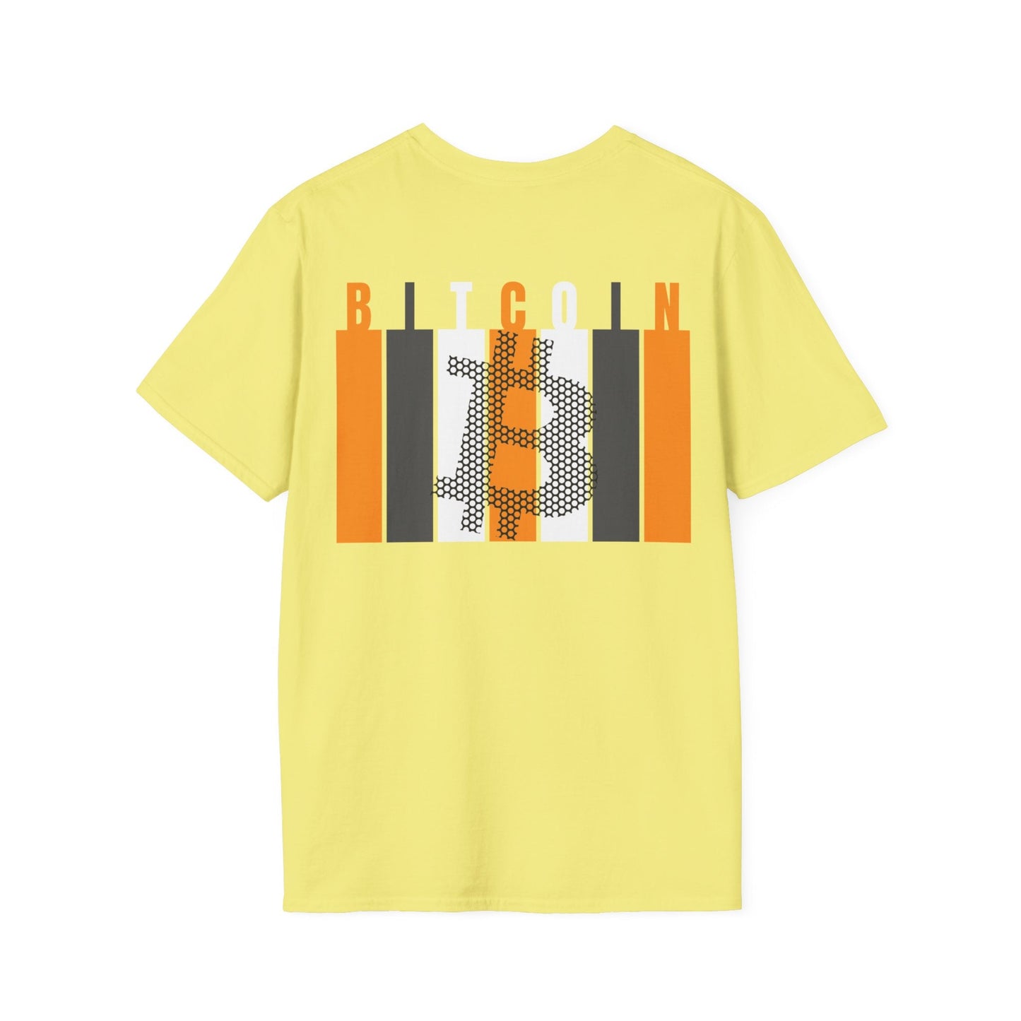 2 - sided Bitcoin (BTC) Decentralized Freedom LTcolors Unisex T-Shirt by cypherpunkgear – cypherpunkgear.com | Cypherpunk Merch