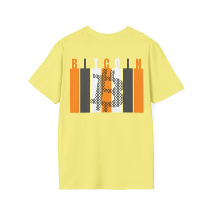 2 - sided Bitcoin (BTC) Decentralized Freedom LTcolors Unisex T-Shirt by cypherpunkgear – cypherpunkgear.com | Cypherpunk Merch