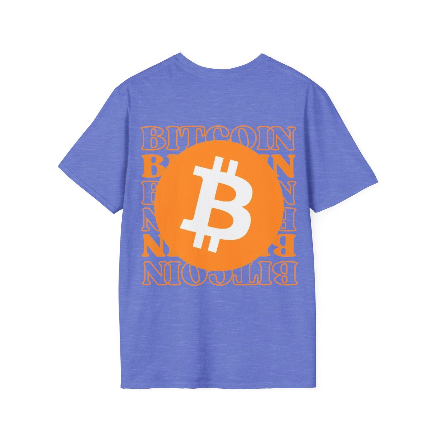 2 - sided Bitcoin (BTC) Decentralized Freedom LTcolors Unisex T-Shirt by cypherpunkgear – cypherpunkgear.com | Cypherpunk Merch