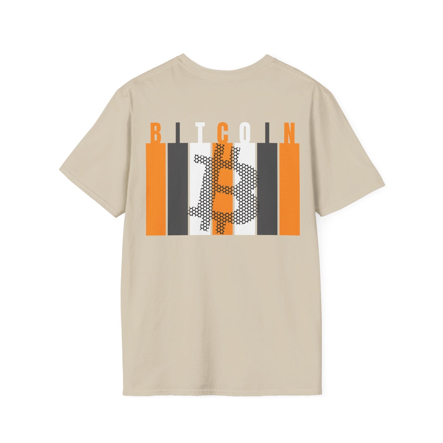 2 - sided Bitcoin (BTC) Decentralized Freedom LTcolors Unisex T-Shirt by cypherpunkgear – cypherpunkgear.com | Cypherpunk Merch