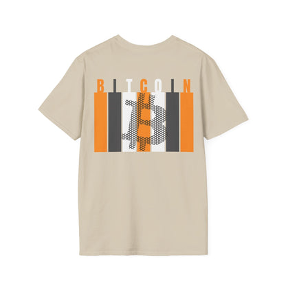 2 - sided Bitcoin (BTC) Decentralized Freedom LTcolors Unisex T-Shirt by cypherpunkgear – cypherpunkgear.com | Cypherpunk Merch