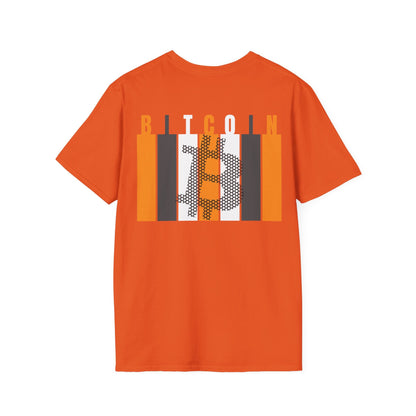2 - sided Bitcoin (BTC) Decentralized Freedom LTcolors Unisex T-Shirt by cypherpunkgear – cypherpunkgear.com | Cypherpunk Merch