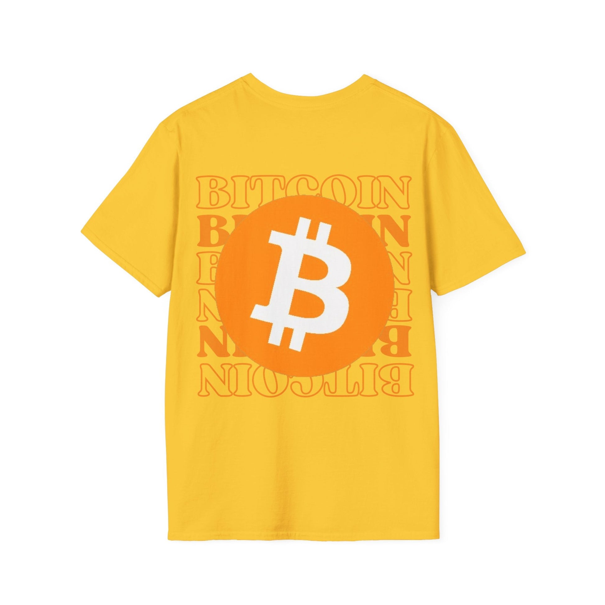 2 - sided Bitcoin (BTC) Decentralized Freedom LTcolors Unisex T-Shirt by cypherpunkgear – cypherpunkgear.com | Cypherpunk Merch