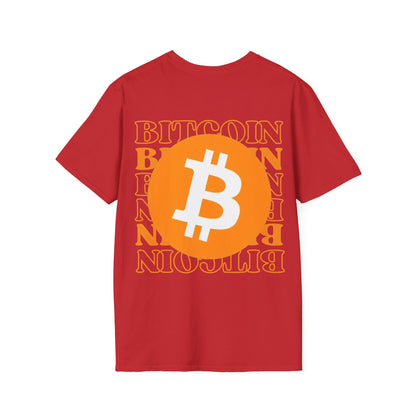 2 - sided Bitcoin (BTC) Decentralized Freedom LTcolors Unisex T-Shirt by cypherpunkgear – cypherpunkgear.com | Cypherpunk Merch