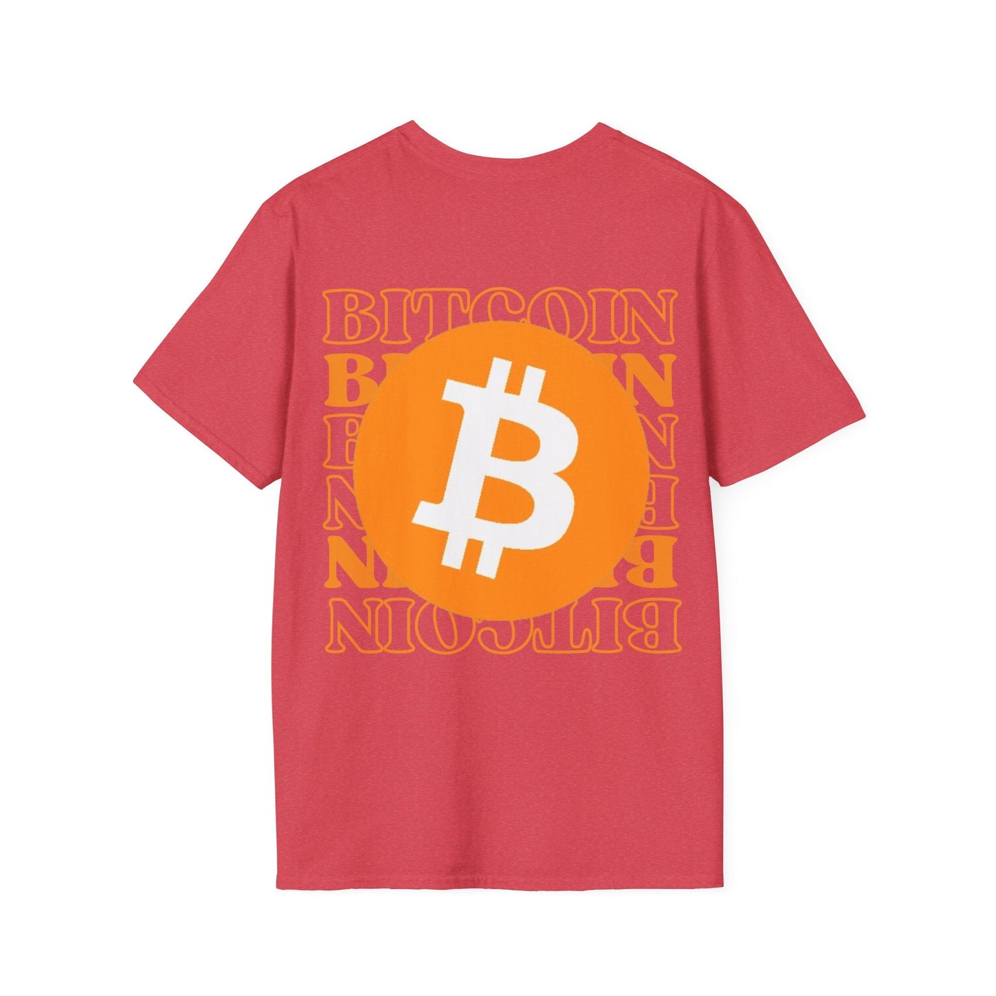 2 - sided Bitcoin (BTC) Decentralized Freedom LTcolors Unisex T-Shirt by cypherpunkgear – cypherpunkgear.com | Cypherpunk Merch