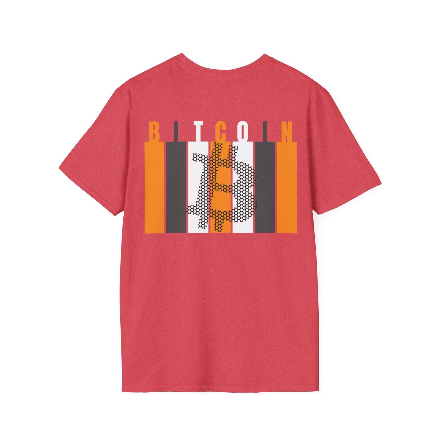 2 - sided Bitcoin (BTC) Decentralized Freedom LTcolors Unisex T-Shirt by cypherpunkgear – cypherpunkgear.com | Cypherpunk Merch