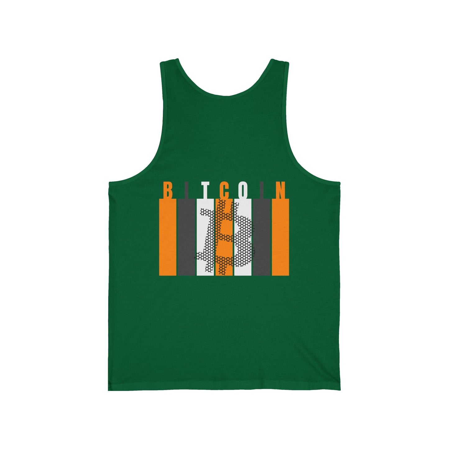 2 - sided Bitcoin (BTC) Decentralized Freedom Unisex Jersey Tank Top by cypherpunkgear – cypherpunkgear.com | Cypherpunk Merch