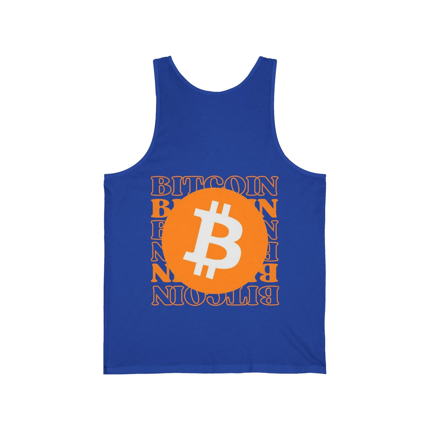 2 - sided Bitcoin (BTC) Freedom Unisex Jersey Tank Top by cypherpunkgear – cypherpunkgear.com | Cypherpunk Merch