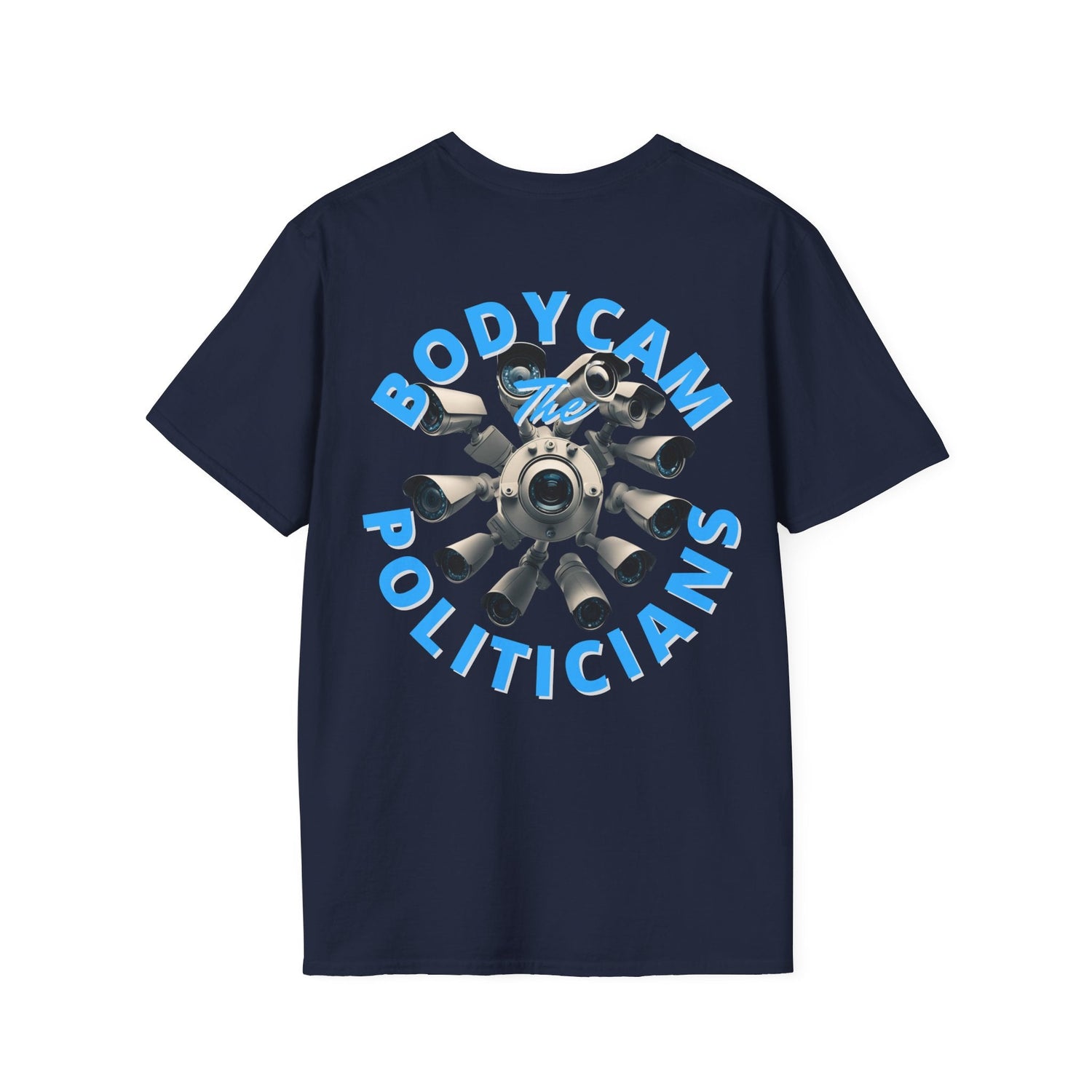 2 - sided Bodycam the Politicians Cameras DKcolors Unisex T-Shirt by cypherpunkgear – cypherpunkgear.com | Cypherpunk Merch
