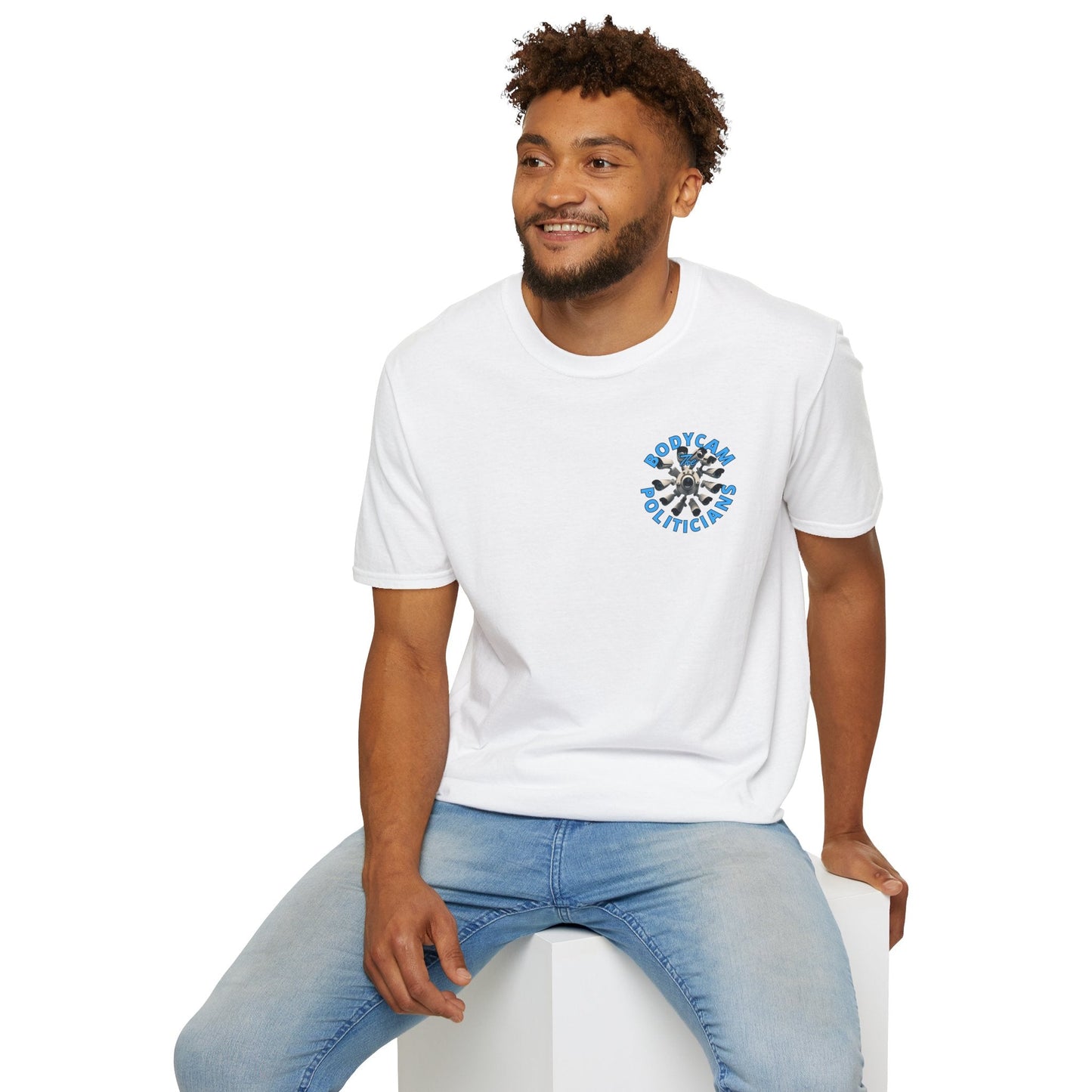 2 - sided Bodycam the Politicians Cameras LTcolors Unisex T-Shirt by cypherpunkgear – cypherpunkgear.com | Cypherpunk Merch