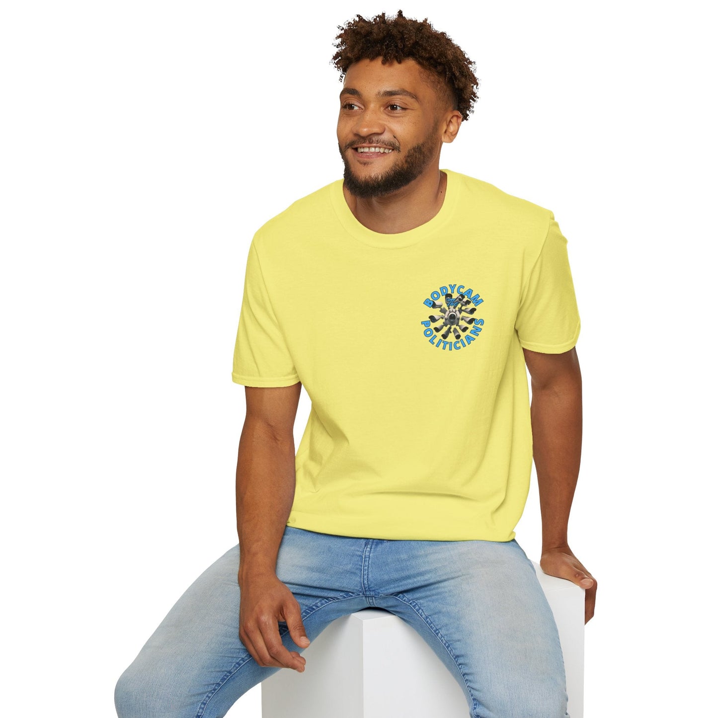 2 - sided Bodycam the Politicians Cameras LTcolors Unisex T-Shirt by cypherpunkgear – cypherpunkgear.com | Cypherpunk Merch