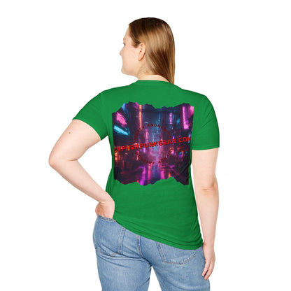 2 - sided cypherpunkgear Logo DKcolors Unisex T-Shirt by cypherpunkgear – cypherpunkgear.com | Cypherpunk Merch