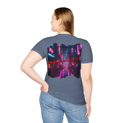 2 - sided cypherpunkgear Logo DKcolors Unisex T-Shirt by cypherpunkgear – cypherpunkgear.com | Cypherpunk Merch