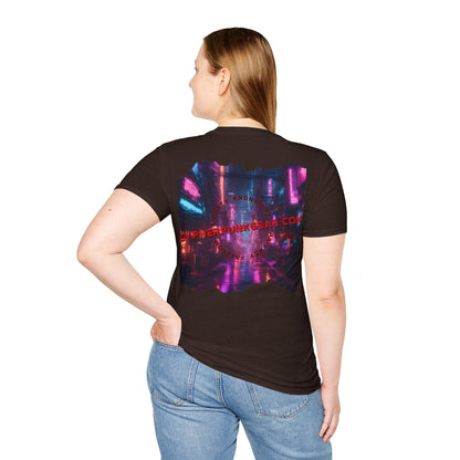 2 - sided cypherpunkgear Logo DKcolors Unisex T-Shirt by cypherpunkgear – cypherpunkgear.com | Cypherpunk Merch