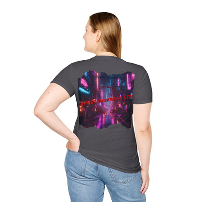 2 - sided cypherpunkgear Logo DKcolors Unisex T-Shirt by cypherpunkgear – cypherpunkgear.com | Cypherpunk Merch