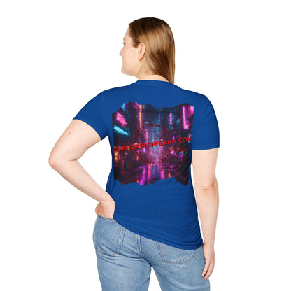 2 - sided cypherpunkgear Logo DKcolors Unisex T-Shirt by cypherpunkgear – cypherpunkgear.com | Cypherpunk Merch
