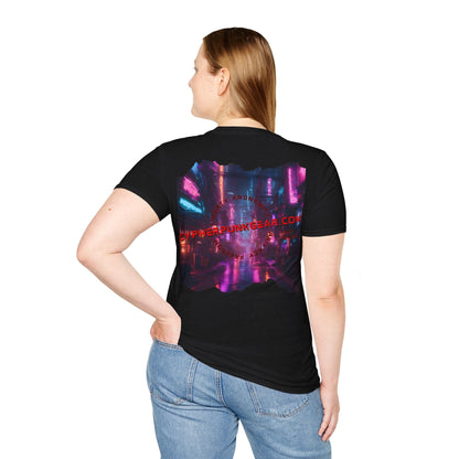 2 - sided cypherpunkgear Logo DKcolors Unisex T-Shirt by cypherpunkgear – cypherpunkgear.com | Cypherpunk Merch