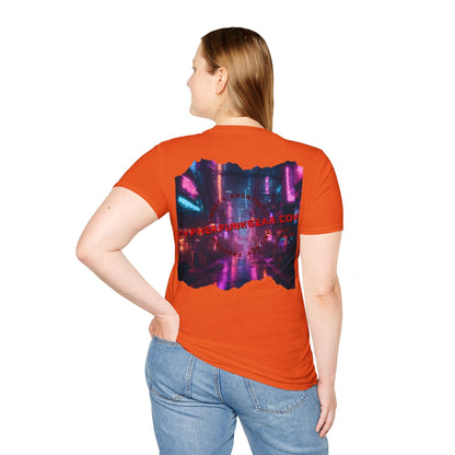 2 - sided cypherpunkgear Logo LTcolors Unisex T-Shirt by cypherpunkgear – cypherpunkgear.com | Cypherpunk Merch